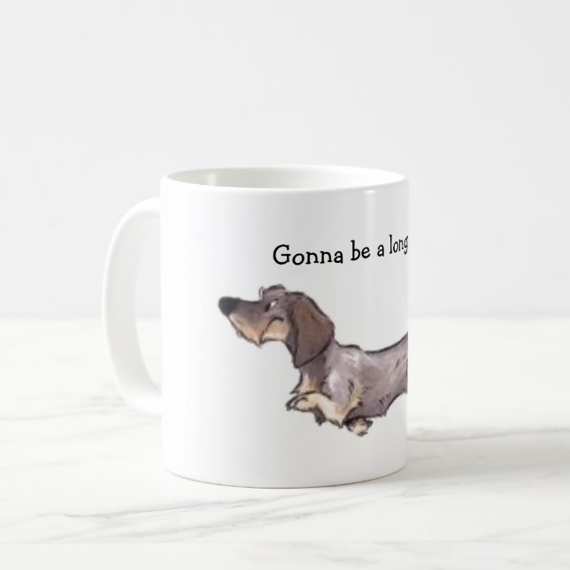 Wire Hair Dachshund Mug (Front Left)