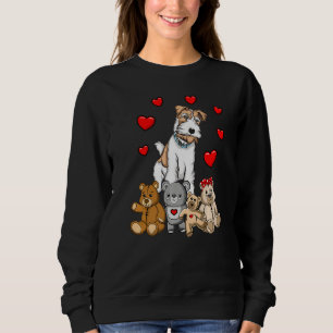 Wire Hair Fox Terrier Plush Toy Fox Terrier Sweatshirt