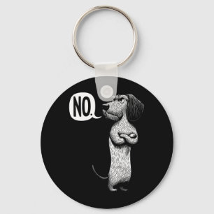 Wire-Haired Dachshund Dog Men Women Kids Key Ring