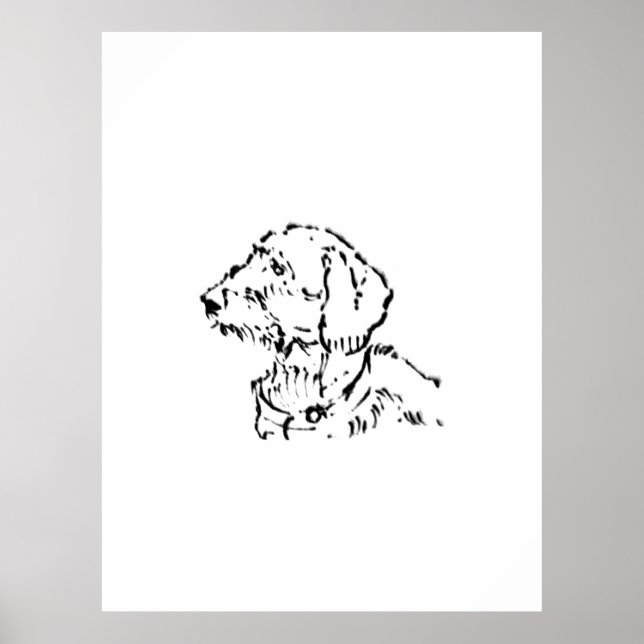 Wire Haired Dachshund Dog Parent Poster (Front)