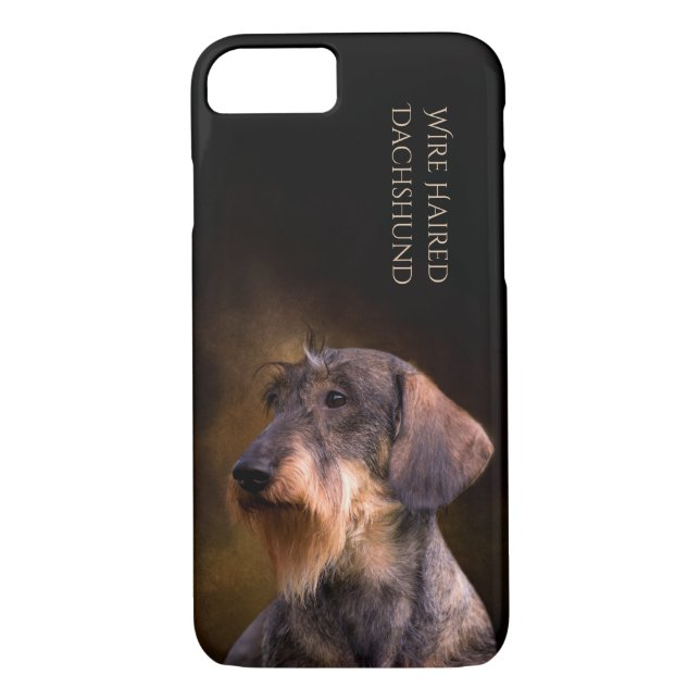 Wire Haired Dachshund Phone Case (Back)