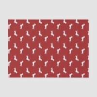 Wire Haired Dachshund Silhouettes Pattern