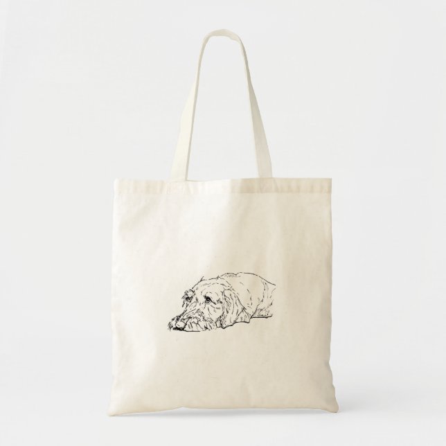 Wire Haired Dachshund Tote Bag (Front)