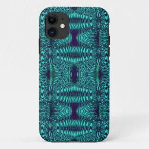 Wire Teal Modern Pattern Case-Mate iPhone Case