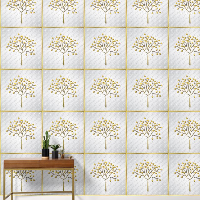Wire Tree Wallpaper (Hallway)