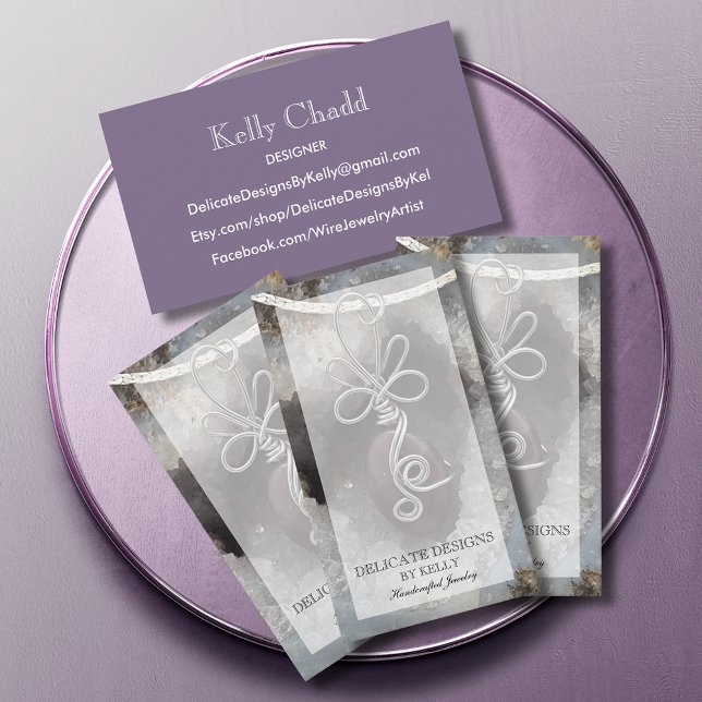 Wire Wrap Jewellery Designer Business Card (Creator Uploaded)