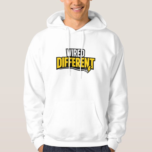 Wired Different Electrician Shirt Funny (Front)