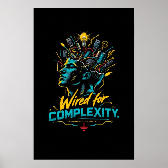 Wired For Complexity Control Engineering Poster (Front)