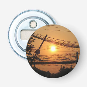 Wired Sunset ... Krung Thep, Thailand Bottle Opener