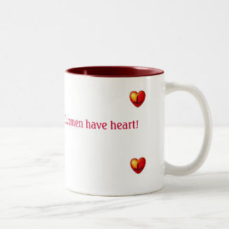 WIRED women have heart  red mug