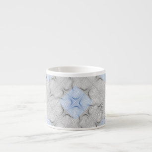 Wireframe pattern 08.B White BG Espresso Cup