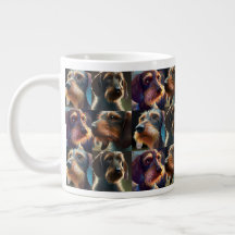 Wirehair Dachshund Giant Coffee Mug