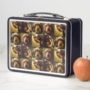 Wirehair Dachshund Metal Lunch Box