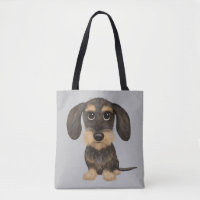 Wirehaired Dachshund | Cute Cartoon Dog Teckel