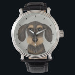 Wirehaired Dachshund | Cute Cartoon Dog Teckel Watch<br><div class="desc">This wirehaired Dachshund wrist watch is available in assorted styles for men, women and kids. A cool fashion accessory that makes a great gift for Teckel lovers. Visit Jenn’s Doodle World for many more stylish dog breed watches.</div>