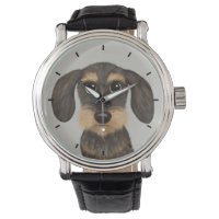 Wirehaired Dachshund | Cute Cartoon Dog Teckel