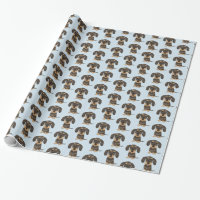 Wirehaired Dachshund | Cute Teckel Dog Patterned
