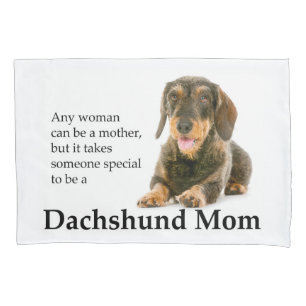 Wirehaired Dachshund Mum Pillowcase