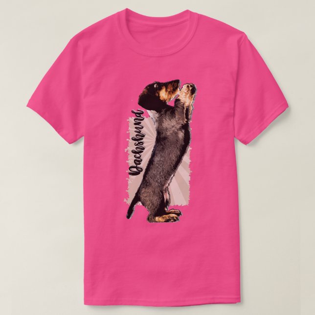 Wirehaired Dachshund puppy T-Shirt (Design Front)