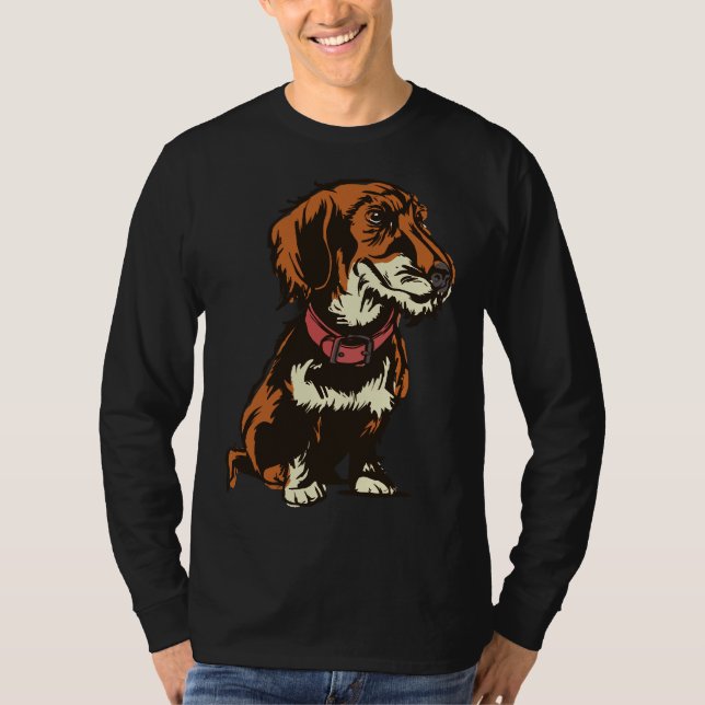 Wirehaired Dachshund    T-Shirt (Front)