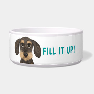 Wirehaired Dachshund | Teckel with Custom Text