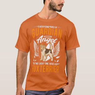 Wirehaired Fo Terrier Guardian Angel Fo Terrier T-Shirt