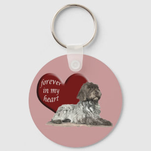 Wirehaired Pointer Key Ring
