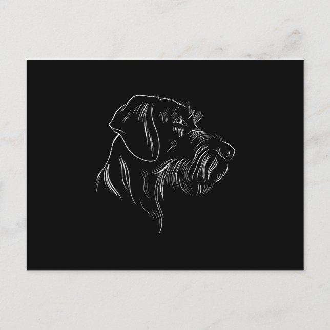 Wirehaired Pointer Postcard (Front)