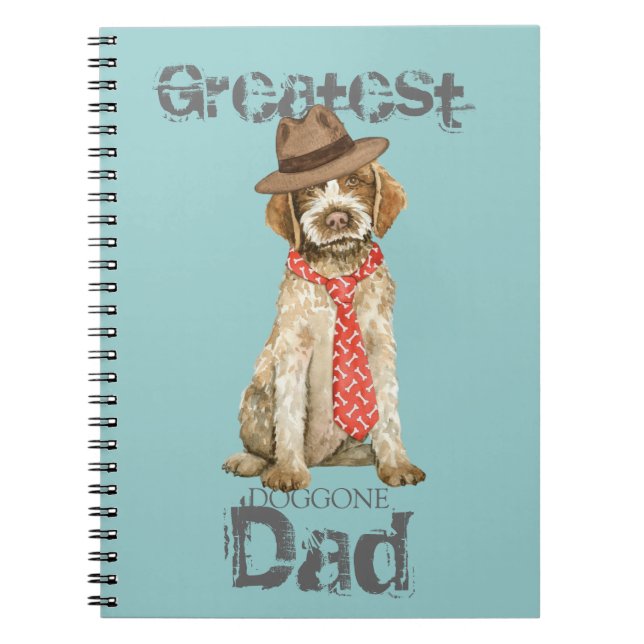 Wirehaired Pointing Griffon Dad Notebook (Front)