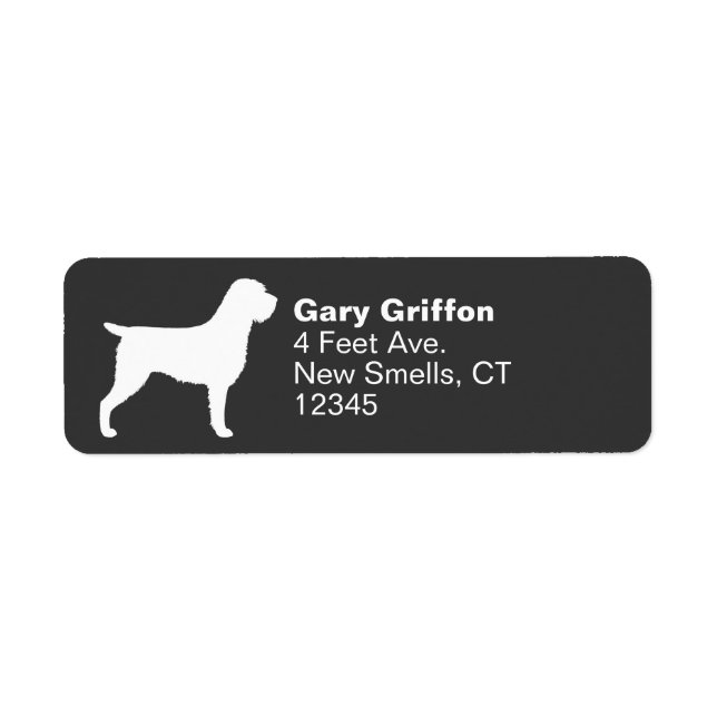 Wirehaired Pointing Griffon Dog Breed Silhouette (Front)
