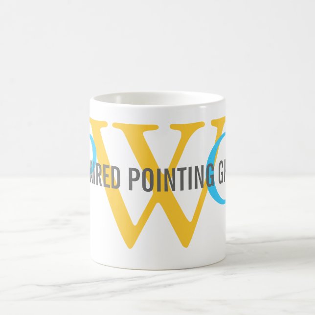 Wirehaired Pointing Griffon Monogram Coffee Mug (Center)