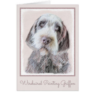 Wirehaired Pointing Griffon Painting - Dog Art