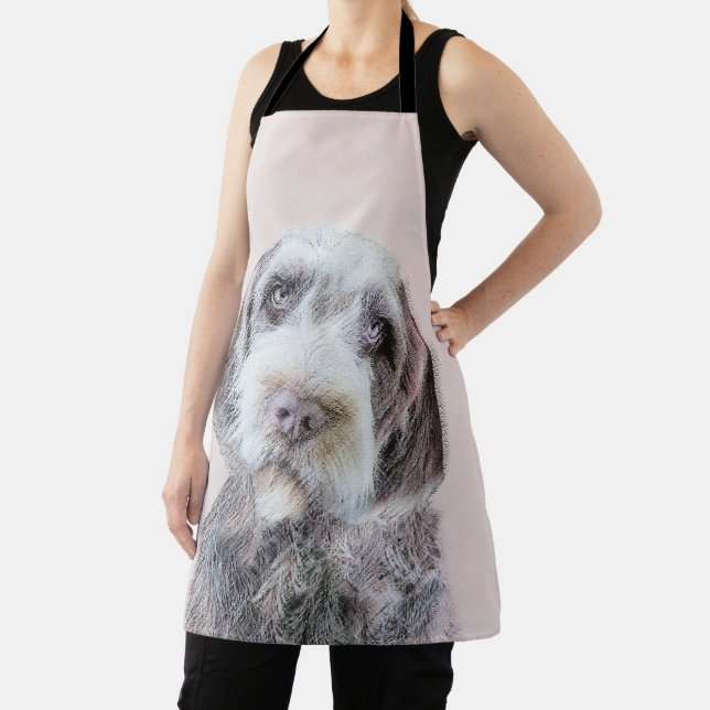 Wirehaired Pointing Griffon Painting - Dog Art Apron (Insitu)