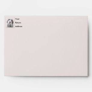 Wirehaired Pointing Griffon Painting - Dog Art Envelope
