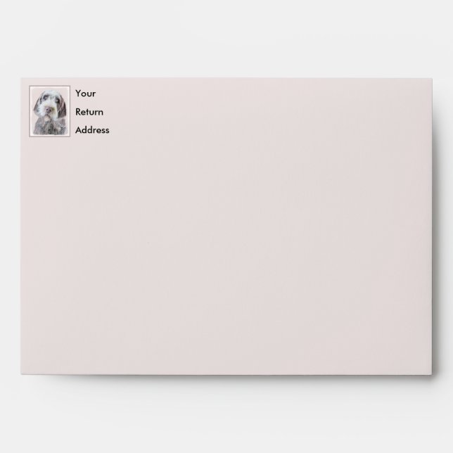 Wirehaired Pointing Griffon Painting - Dog Art Envelope (Front)