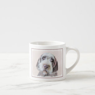 Wirehaired Pointing Griffon Painting - Dog Art Espresso Cup