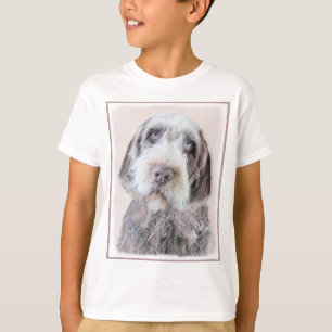 Wirehaired Pointing Griffon Painting - Dog Art T-Shirt