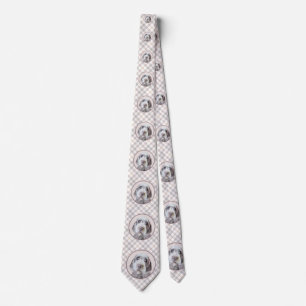 Wirehaired Pointing Griffon Painting - Dog Art Tie