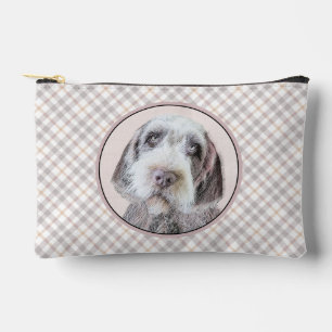 Wirehaired Pointing Griffon Painting Pet Dog Art Accessory Pouch