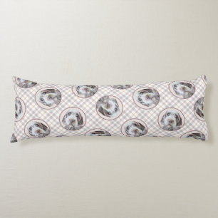 Wirehaired Pointing Griffon Painting Pet Dog Art Body Cushion