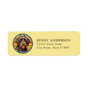 Wirehaired Pointing Griffon Return Address Labels