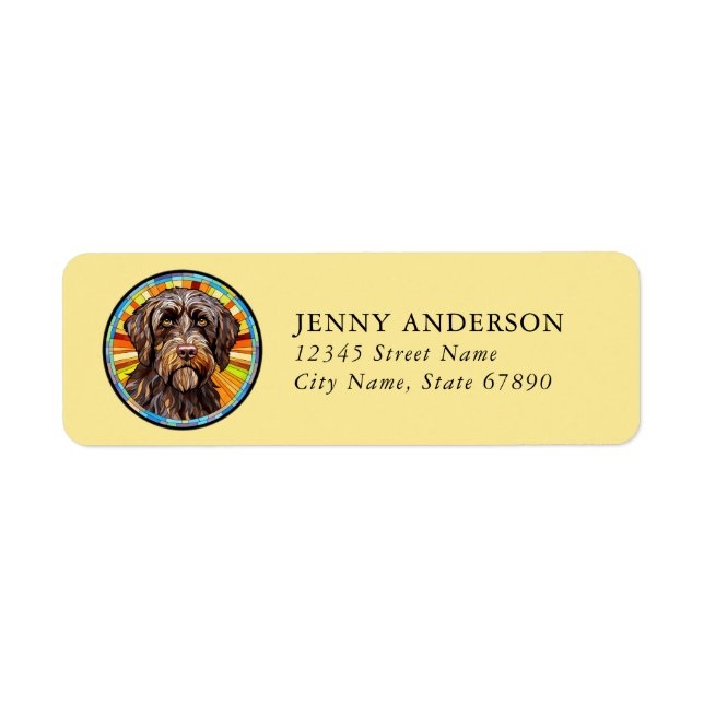 Wirehaired Pointing Griffon Return Address Labels (Front)