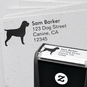 Wirehaired Pointing Griffon Return Address Self-inking Stamp