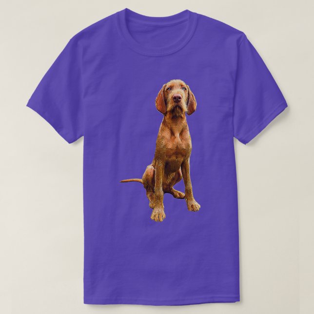Wirehaired Vizsla Stunning Dog T-Shirt (Design Front)