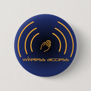 Wireless Access Christian button