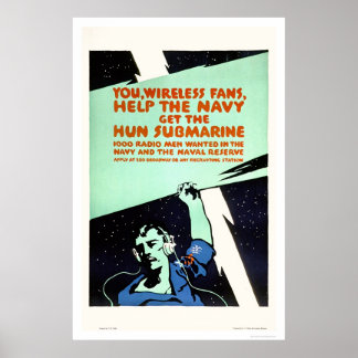 Wireless Fans, Help the Navy (US02299) Poster