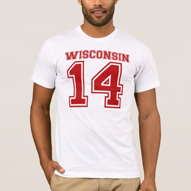 Wisconsin 14 T-Shirt (Front)
