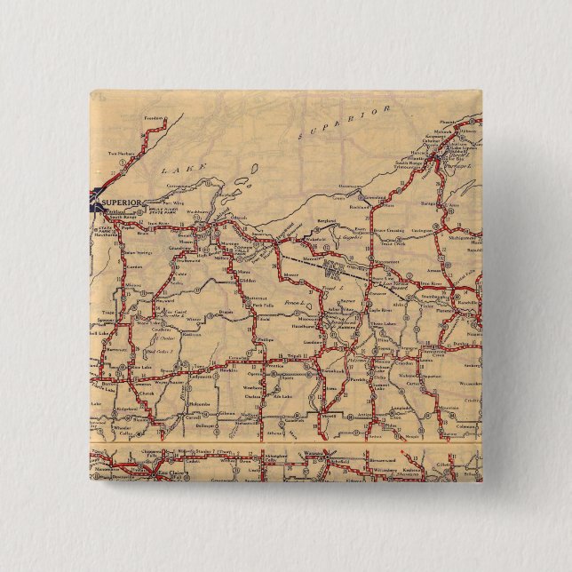 Wisconsin 6 15 cm square badge (Front)