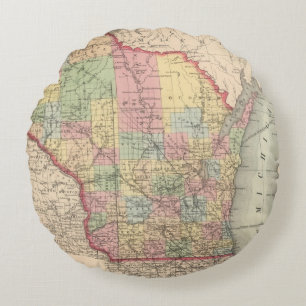 Wisconsin 7 round cushion