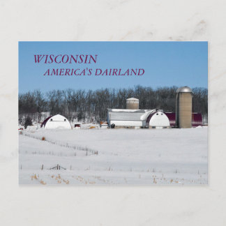 WISCONSIN, AMERICA'S DAIRLAND POSTCARD